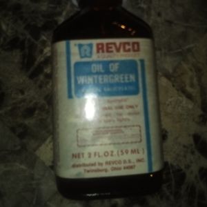 Antique glass bottle